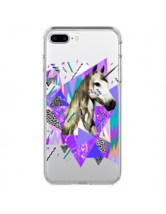 Coque iPhone 7 Plus et 8 Plus Licorne Unicorn Azteque...