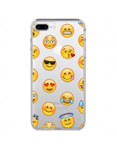 Coque iPhone 7 Plus et 8 Plus Smiley Emoticone Emoji...