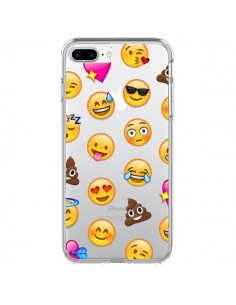 Coque iPhone 7 Plus et 8 Plus Emoticone Emoji...