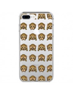 Coque iPhone 7 Plus et 8 Plus Singe Monkey Emoticone...