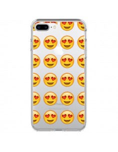 Coque iPhone 7 Plus et 8 Plus Love Amoureux Smiley...