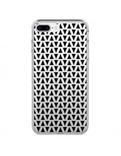 Coque iPhone 7 Plus et 8 Plus Triangles Romi Azteque Noir...