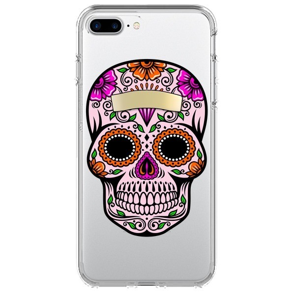 coque iphone 8 silicone tete de mort