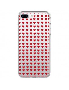 Coque iPhone 7 Plus et 8 Plus Coeurs Heart Love Amour Red...