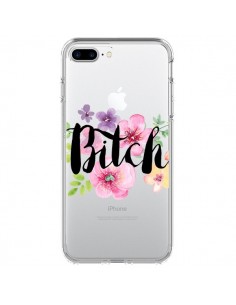 Coque iPhone 7 Plus et 8 Plus Bitch Flower Fleur...