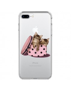 Coque iPhone 7 Plus et 8 Plus Chaton Chat Kitten Boite...