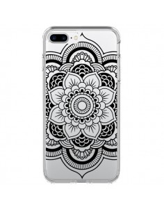Coque iPhone 7 Plus et 8 Plus Mandala Noir Azteque...