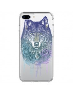 Coque iPhone 7 Plus et 8 Plus Loup Wolf Animal...