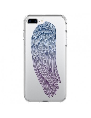 Coque iPhone 7 Plus et 8 Plus Ailes d'Ange Angel Wings Transparente - Rachel Caldwell