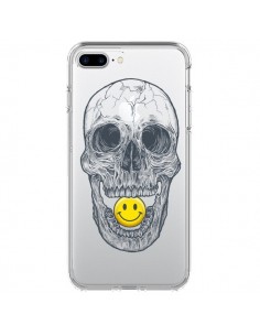 Coque iPhone 7 Plus et 8 Plus Tête de Mort Smiley...