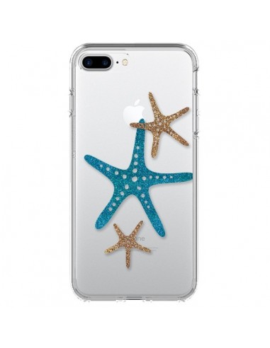 Coque iPhone 7 Plus et 8 Plus Etoile de Mer Starfish Transparente - Sylvia Cook