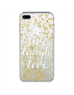 Coque iPhone 7 Plus et 8 Plus Live, Laugh, Love, Vie,...