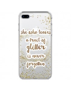Coque iPhone 7 Plus et 8 Plus Style Pailleté Transparente...