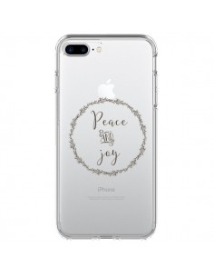 Coque iPhone 7 Plus et 8 Plus Peace and Joy, Paix et Joie...