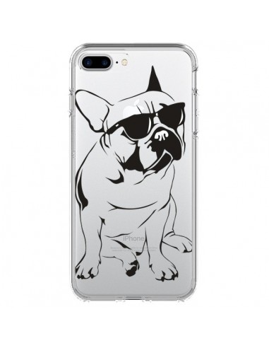 Coque iPhone 7 Plus et 8 Plus Chien Bulldog Dog Transparente - Yohan B.