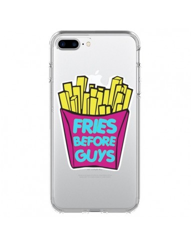 Coque iPhone 7 Plus et 8 Plus Fries Before Guys Transparente - Yohan B.