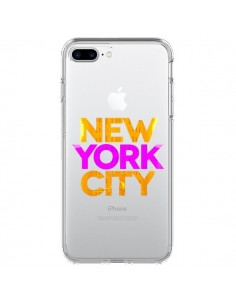 Coque iPhone 7 Plus et 8 Plus New York City NYC Orange...