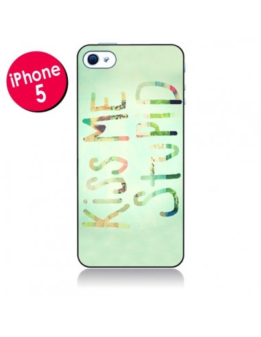 Coque Kiss Me Stupid pour iPhone 5 - R Delean