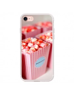 Coque iPhone 7/8 et SE 2020 Punk Popcorn Rose - Asano...