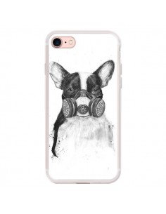 Coque iPhone 7/8 et SE 2020 Tagueur Bulldog Dog Chien Big...