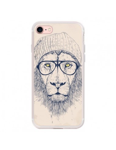Coque iPhone 7/8 et SE 2020 Cool Lion Lunettes - Balazs Solti