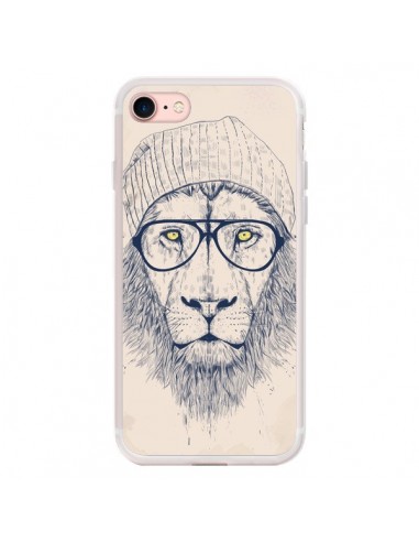 Coque iPhone 7/8 et SE 2020 Cool Lion Lunettes - Balazs Solti