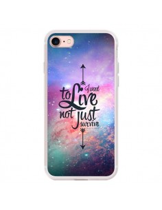Coque iPhone 7/8 et SE 2020 I want to live Je veux vivre...