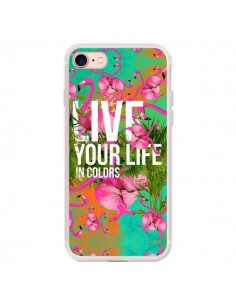 Coque iPhone 7/8 et SE 2020 Live your Life - Eleaxart
