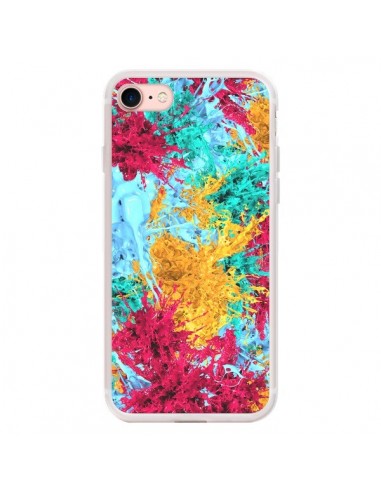 Coque iPhone 7/8 et SE 2020 Splashes Peintures - Eleaxart