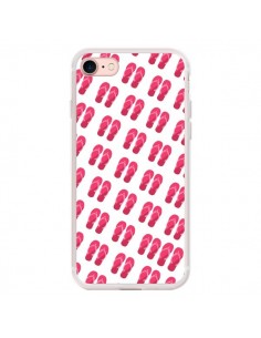 Coque iPhone 7/8 et SE 2020 Tongs Flip Flops - Eleaxart