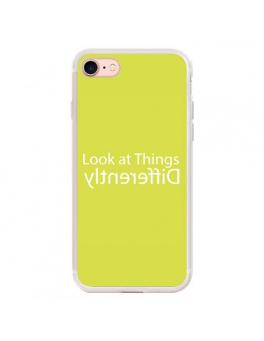 Coque iPhone 7/8 et SE 2020 Look at Different Things Yellow - Shop Gasoline