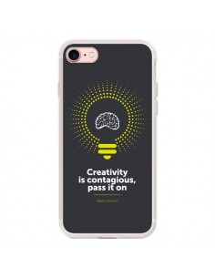 Coque iPhone 7/8 et SE 2020 Creativity is contagious,...