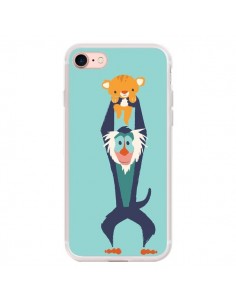 Coque iPhone 7/8 et SE 2020 Futur Roi Lion King Rafiki -...