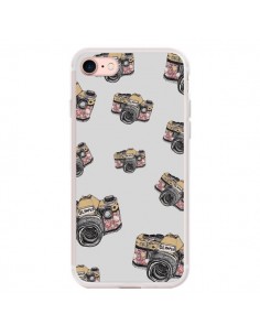 Coque iPhone 7/8 et SE 2020 Appareil photo vintage Rose -...