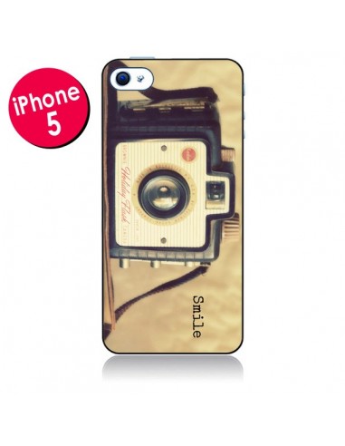 Coque Appareil Photos Vintage Smile pour iPhone 5 - R Delean