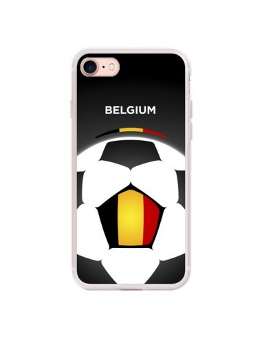 Coque iPhone 7/8 et SE 2020 Belgique Ballon Football - Madotta