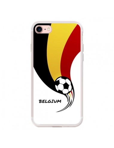 Coque iPhone 7/8 et SE 2020 Equipe Belgique Belgium Football - Madotta