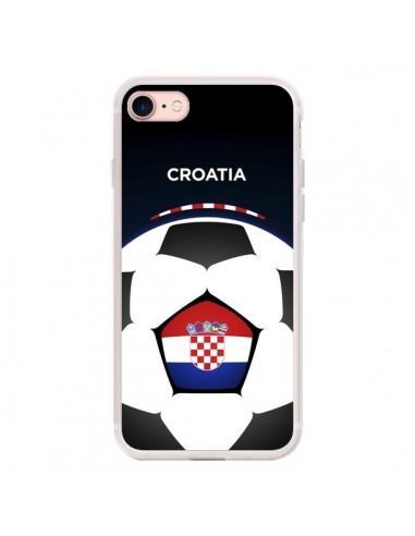 Coque iPhone 7/8 et SE 2020 Croatie Ballon Football - Madotta