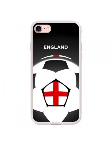 Coque iPhone 7/8 et SE 2020 Angleterre Ballon Football - Madotta
