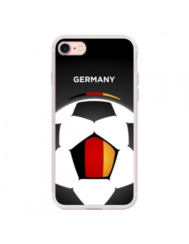 Coque iPhone 7/8 et SE 2020 Allemagne Ballon Football - Madotta