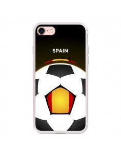 Coque iPhone 7/8 et SE 2020 Espagne Ballon Football -...