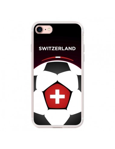 Coque iPhone 7/8 et SE 2020 Suisse Ballon Football - Madotta
