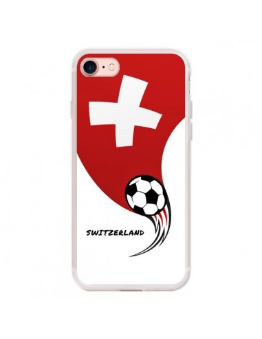 Coque iPhone 7/8 et SE 2020 Equipe Suisse Switzerland Football - Madotta