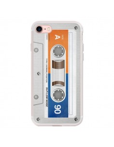 Coque iPhone 7/8 et SE 2020 White Cassette K7 -...