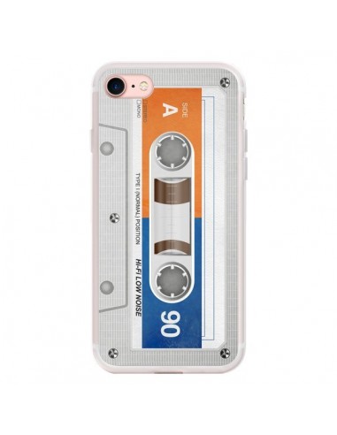Coque iPhone 7/8 et SE 2020 White Cassette K7 - Maximilian San