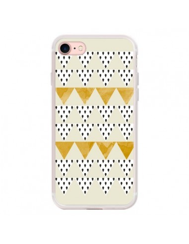 Coque iPhone 7/8 et SE 2020 Triangles Or Garland Gold - Pura Vida