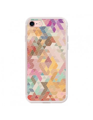 Coque iPhone 7/8 et SE 2020 Azteque Pattern Triangles - Rachel Caldwell