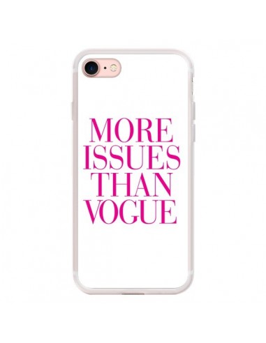 Coque iPhone 7/8 et SE 2020 More Issues Than Vogue Rose Pink - Rex Lambo
