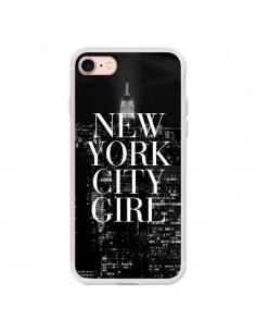 Coque iPhone 7/8 et SE 2020 New York City Girl - Rex Lambo