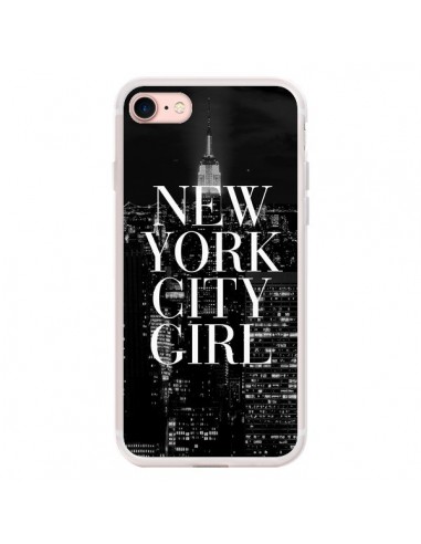 Coque iPhone 7/8 et SE 2020 New York City Girl - Rex Lambo